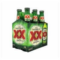 Dos Equis 6 Bottles | 4% Abv · A crisp, refreshing, light-bodied malt-flavored beer with a well-balanced finish.