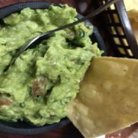 Guacamole · A creamy dip made from avocado.