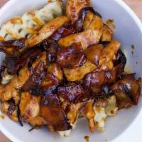 Grilled Organic Chicken, Bacon, Cheddar & Korean Bbq Bowl · 