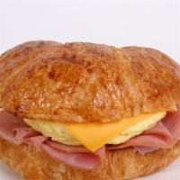#5.  Ham Egg & Cheese Croissant  · 