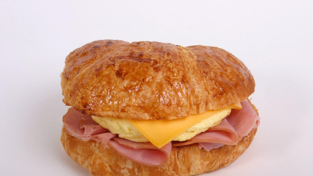 #5.  Ham Egg & Cheese Croissant  · 