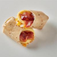 All American Wrap · Eggs, bacon, cheddar & mozzarella.