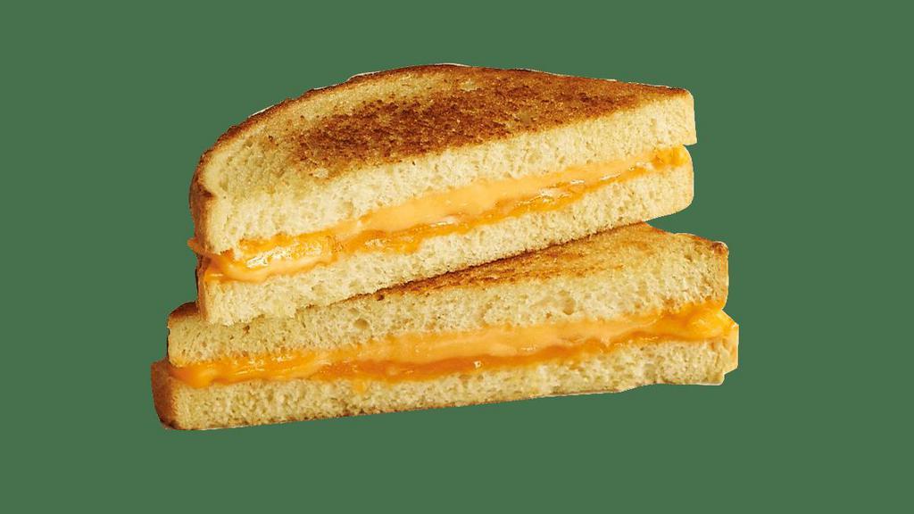 Classic Grilled Cheese · Cheddar and white American cheese on toasted sourdough bread