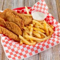 Chicken Tenders Combo  · 5 pcs. Chicken Tenders, fries and a drink.