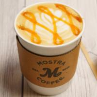 Salted Caramel Latte · Espresso, Caramel Syrup, Salted Caramel Sauce.