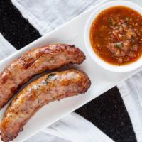 Laos Sausage (2) · 1 tomato pepper sauce included