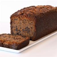 Gluten Free Banana Chocolate Loaf (Serves 8) · Gluten Free Banana Chocolate Bread, topped with Demerara Sugar. 
(Please note we are not a C...
