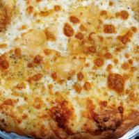 Garlic Bread · Our signature dough with garlic sauce and cheese.