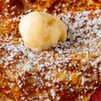 French Toast · Our homemade brioche French Toast.