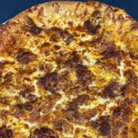 The Baja - Beef Chorizo · Beef Chorizo, egg, cheddar, and mozzarella on our specialty dough and house blend spices. No...
