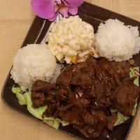 Hawaiian Bbq Beef · Grilled tender beef with special BBQ sauce.