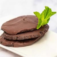 Thin Mint Cookie · 138 calories. Chocolate cookie covered in melted mint chocolate protein: three,fat: 15,net c...