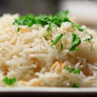 Basmati Rice Side · Side of our aged basmati rice.
