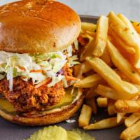 Nashville Chicken Burger Combo · Fries and Drinks