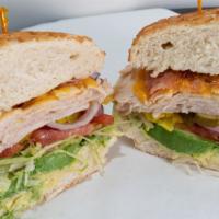 The Classic · (Toasted) Turkey, Bacon, Cheddar Cheese & Avocado