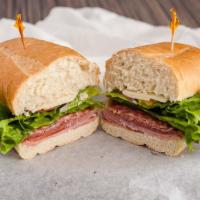 The Classy Italian · (Cold) Ham, salami, Prosciutto, Provolone & Italian dressing