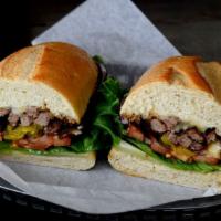 Tri-Tip Sandwich · Tri-Tip, BBQ sauce and choice of cheese