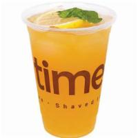Peach Lemonade Mojito Iced Tea · A refreshing combination of peach infused Jasmine green tea and lemonade, shaken 
with ice a...