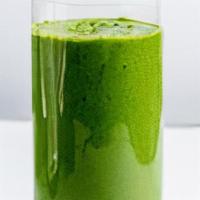 Green Smoothie · Apple, banana, kale, spinach, mango, and coconut water.

Add Vanilla Protein Powder $1