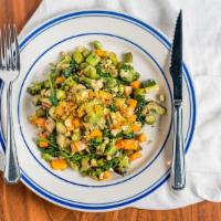 Wood Grilled Seasonal Vegetable · broccoli, zucchini, arugula, butternut squash, asparagus