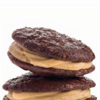 Wake Monkeys · Gluten free. Flourless chocolate pecan sandwich cookies filled with coffee buttercream.
Alle...