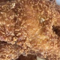 Fried Shrimp (5) · Lightly battered jumbo shrimp.