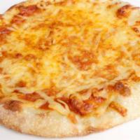 Cheese Pizza · Organic pizza sauce, locally sourced mozzarella