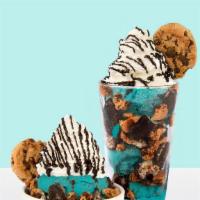 Cookie Monster · Premium cookie monster ice cream made fresh to order with crunchy chips ahoy® and Oreo® cook...