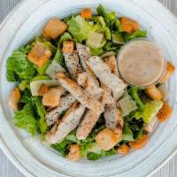Chicken Caesar Salad · grilled chicken, romaine lettuce, parmesan. cheese, croutons, caesar dressing