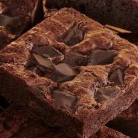 Chocolate Chunk Brownie · sweet chocolate brownie studded with milk chocolate bittersweet & semi-sweet chocolate chunks