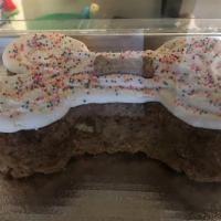 Bone Cake With Sprinkles · 9 inches.
