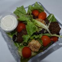 Side Salad - Thousand Island · Mixed greens, tomato, croutons and Thousand Island Dressing on the side.