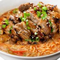 Chicken Ramen · Ramen noodle soup with chicken.