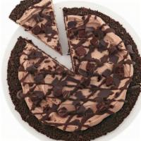 Choco Brownie Dq Treatzza Pizza® · Our fudge cookie crunch crust covered with our world famous chocolate soft serve and topped ...