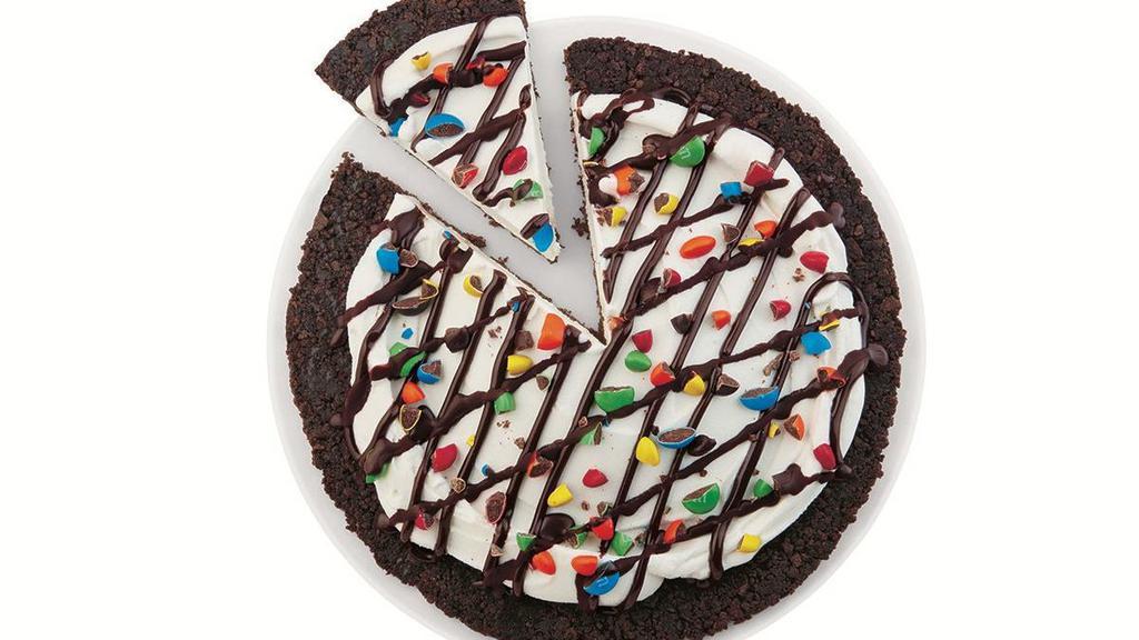 M&M’S® Dq Treatzza Pizza®  · Our fudge cookie crunch crust covered with our world famous vanilla soft serve and topped with M&Ms® pieces, fudge topping, and a chocolatey drizzle.