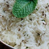 White Rice · Steamed white basmati rice.