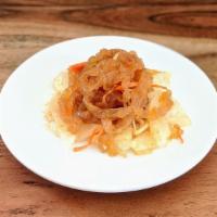 Jelly Fish Salad · marinated jelly fish, pickled vegetables