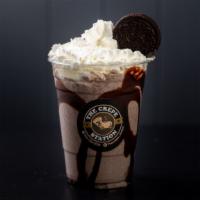 Oreo Milkshake · Oreo Based With Chocolate drizzle topped with Whipped cream & Oreo Cookie.