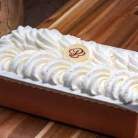 Tres Leches Cake Loaf · A guest favorite! Sponge cake heavily-soaked with Rosa's original Tres Leches (condensed mil...
