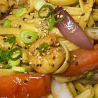 Shrimp Noodle · Comes with onion, tomato, and green onion.
