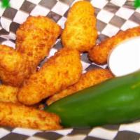 Jalapeno Poppers (12) · served with 1 ranch