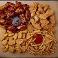 All The Things Bundle  · This one has it all: wings, nuggets, and tenders all in one meal. 25 bone-in wings with your...