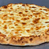 Garlic Cheese Pizza (Appetizer)  · Mozzarella, roasted garlic and parmesan.