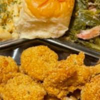 Ron Ron’S  Deep Fried Shrimp Plate 2 Sides  · All deep fried shrimp with 2 sides