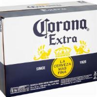 Corona Extra  18 Pack Bottle · Corona Extra Mexican Lager Beer is an even-keeled imported beer with aromas of fruity-honey ...