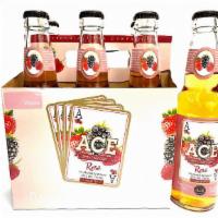 Ace Berry Craft Cider Rose  6Pack Bottle · ACE Berry Rosé is a jammy triple-berry cider made by blending wild blackberry, raspberry, an...