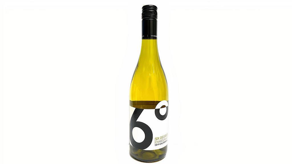 Six Degrees Chardonnay 2019 California  750Ml Bottle · Light straw color, with citrus, apple, and vanilla aromas. rich fruit with a smooth finish.  pair with soft ripened cheeses, light seafood or grilled pork.    13.5% Alcohol.