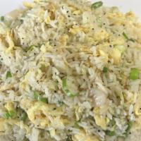 Tokyo Fried Rice · With snow crabmeat, chicken, and cucumber.