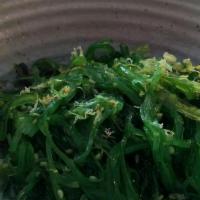 Seaweed Salad · Crunchy ocean seaweed salad with sesame.