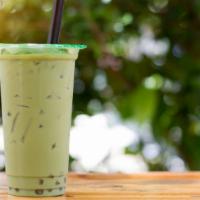 Thai Ice Tea With Boba · 